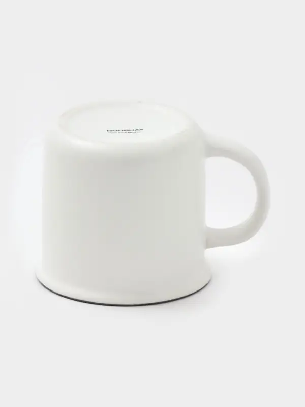 Кружка Доляна &laquo;Новый год. Снеговик&raquo;, 380 мл, фарфор, белая