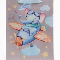 Пакет подарочный крафтовый, упаковка, &laquo;Малышам&raquo;, L 31&times;40&times;11.5 см