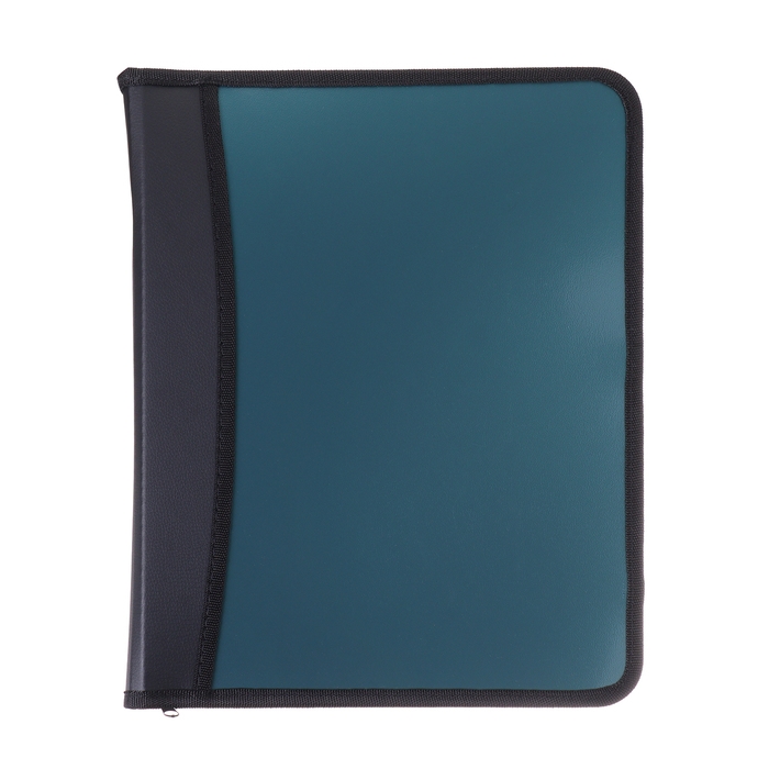 Папка на молнии А4, 2 отделения, Calligrata, 350 х 282 х 33 мм, пластик, 4 кармана, бизнес-класс, зелёный металлик Папка на молнии А4, 2 отделения, Calligrata, 350 х 282 х 33 мм, пластик, 4 кармана, бизнес-класс, зелёный металлик