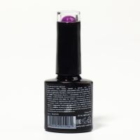 Гель лак для ногтей, «CLASSIC COLORS», 3-х фазный, 8мл, LED/UV, цвет фиолетовый (107)