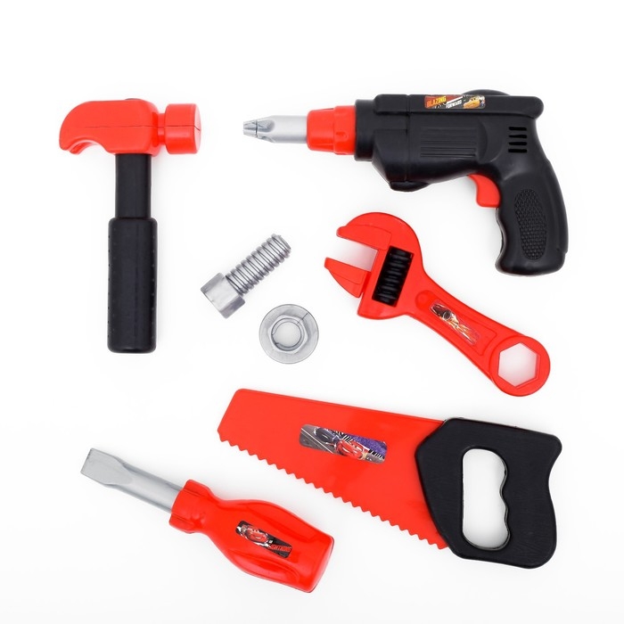 Набор инструментов, игровой, 8 предметов Тачки,Дисней Набор инструментов, игровой, 8 предметов Тачки,Дисней