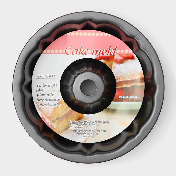 Форма для выпечки Доляна &laquo;Ренард&raquo;, 24&times;7 см, антипригарное покрытие, цвет красный