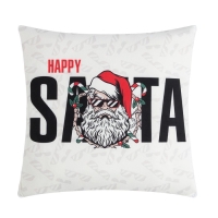 Подушка-плед Этель Happy Santa, подушка 40*40±3 см, плед 100*150 см 100%п/э, 280 г/м2