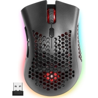 Мышь Defender Warlock GM-709L,беспровод,оптическая,RGB,2400 dpi,400 мАч,8 кнопок,USB,черная