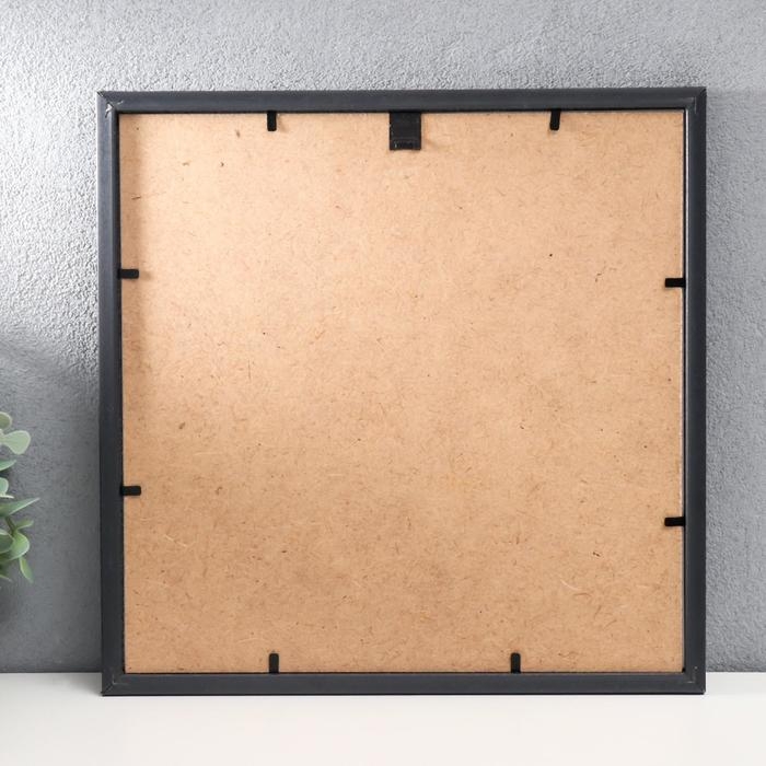 Фоторамка пластик Gallery 25х25 см, 636477-11, чёрный с серебром (пластиковый экран) Фоторамка пластик Gallery 25х25 см, 636477-11, чёрный с серебром (пластиковый экран)