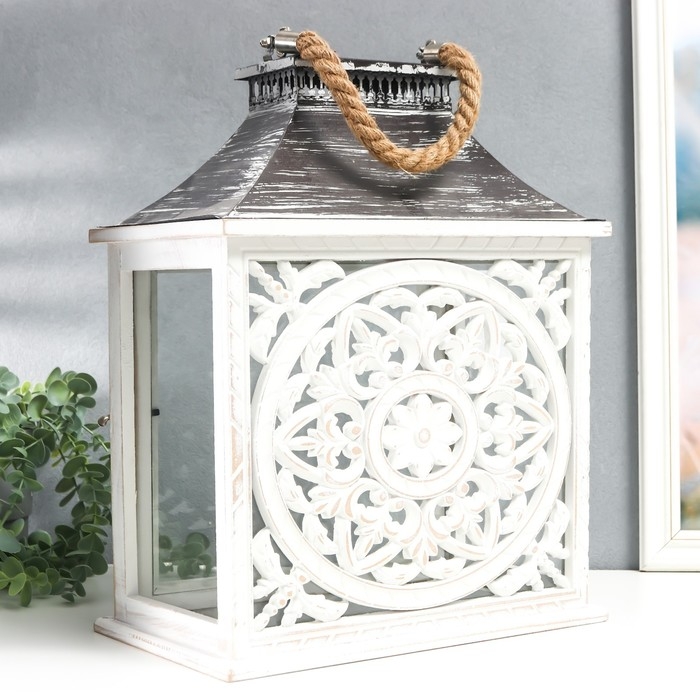 Подсвечник дерево Подсвечник дерево "Медальон лепнина" набор 2 шт 29х22х13 см, 47х19х31 см