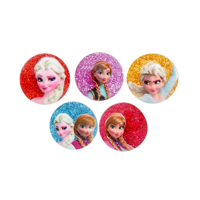 Кольцо, бижутерия, 5 штук, Холодное сердце Кольцо, бижутерия, 5 штук, Холодное сердце