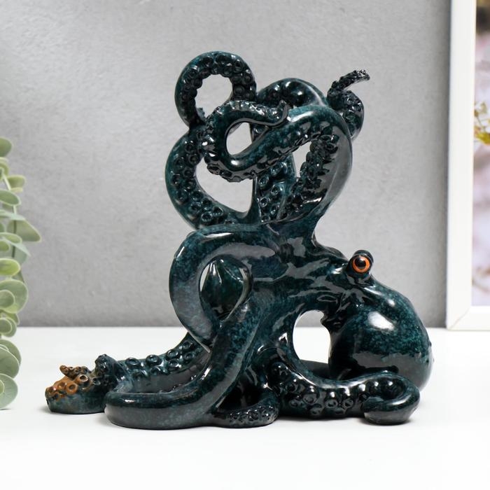 Сувенир подставка под бутылку полистоун Сувенир подставка под бутылку полистоун "Осьминог" 19х15х20 см