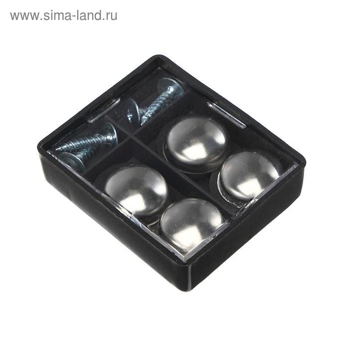 Крепление номера катафот-саморез, "ГЛАВДОР" нержавеющая сталь, набор 4 шт