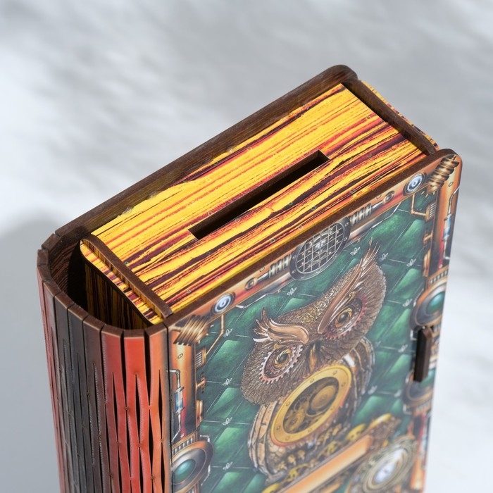 Книга-шкатулка "Сова",  19,5х13х4,5 см