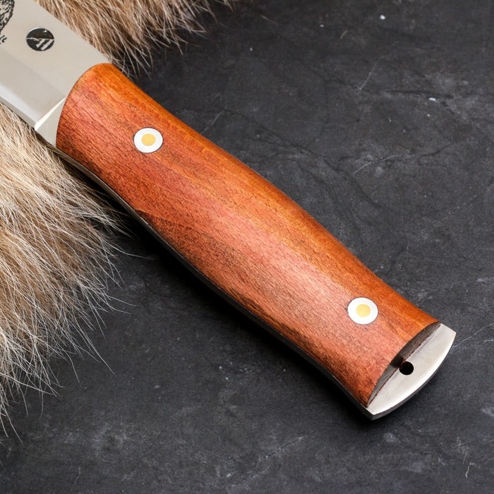 Нож кавказский Нож кавказский "Север" с ножнами, сталь - 65х13, рукоять - бук