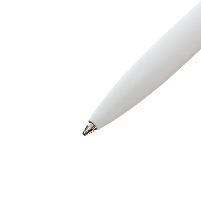 Ручка шариковая автоматическая, 1.0 мм, BrunoVisconti SAN REMO, стержень синий, белый металлический корпус Soft Touch, в тубусе Ручка шариковая автоматическая, 1.0 мм, BrunoVisconti SAN REMO, стержень синий, белый металлический корпус Soft Touch, в тубусе