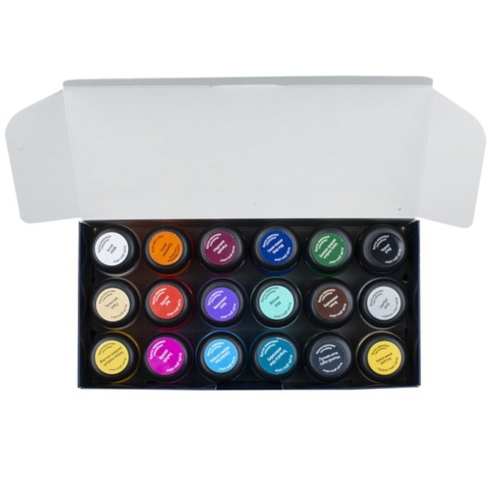 Краска акриловая, набор 18 цветов х 20 мл, ЗХК Decola Shine, глянцевые, 29412149 Краска акриловая, набор 18 цветов х 20 мл, ЗХК Decola Shine, глянцевые, 29412149