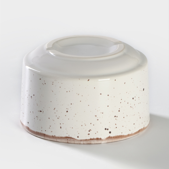 Сахарница фарфоровая Punto bianca, 300 мл, d=10 см