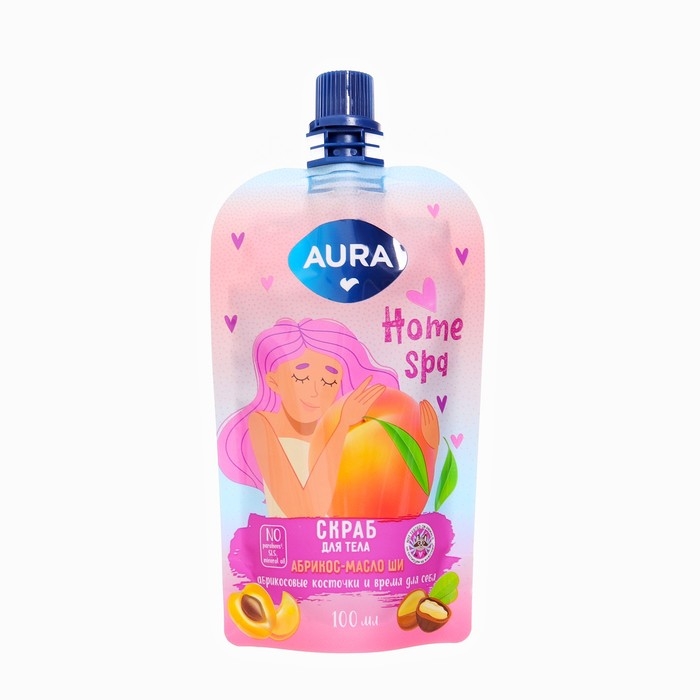 Подарочный набор косметики AURA: скраб для тела, 100 мл + лосьон для рук и тела, 100 мл Подарочный набор косметики AURA: скраб для тела, 100 мл + лосьон для рук и тела, 100 мл