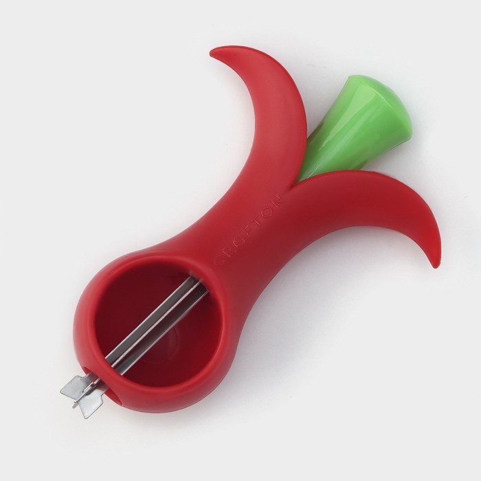 Удалитель косточек Доляна «Вишенка», 14 см, цвет красный Удалитель косточек Доляна «Вишенка», 14 см, цвет красный