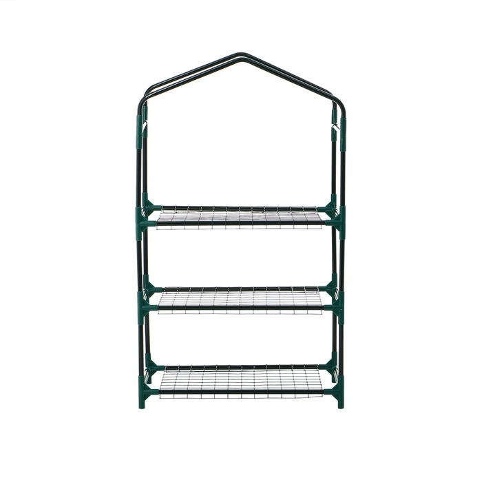 Парник-стеллаж, 3 полки, 110 × 40 × 65 см, металлический каркас d = 16 мм, чехол плёнка 80 мкм, Greengo Парник-стеллаж, 3 полки, 110 × 40 × 65 см, металлический каркас d = 16 мм, чехол плёнка 80 мкм, Greengo