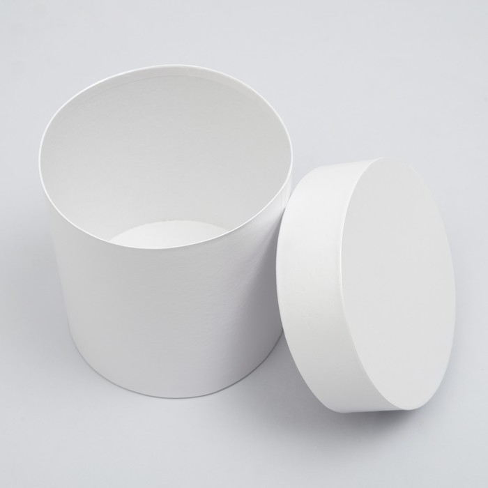 Набор шляпных коробок 5 в 1  Набор шляпных коробок 5 в 1 "Белизна", 20 × 20 × 20 ‒ 13,5 × 13,5 × 13,5 см