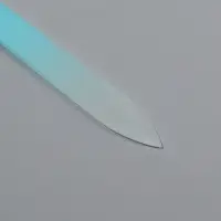 Пилка стеклянная для ногтей, 9 см, в чехле, МИКС