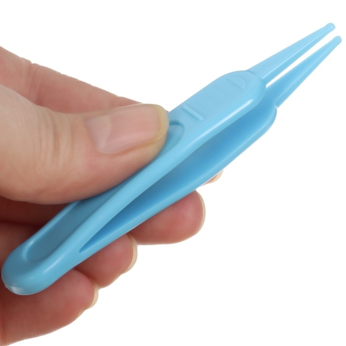 Набор по уходу за ребенком, 3 предмета: аспиратор, ершик, пинцет, цвет голубой Набор по уходу за ребенком, 3 предмета: аспиратор, ершик, пинцет, цвет голубой