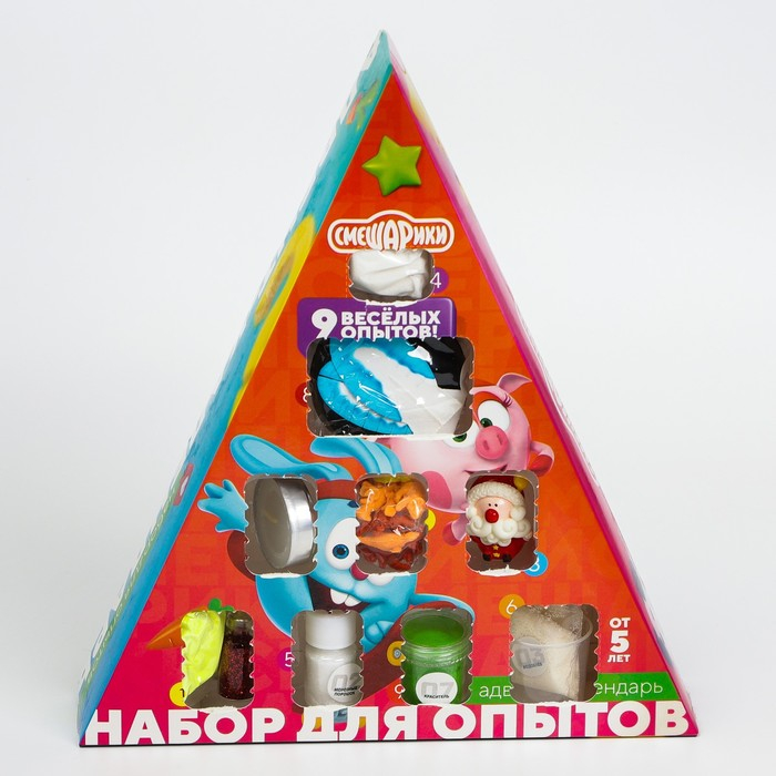 Адвент календарь Адвент календарь "Новый год", 9 опытов, Смешарики