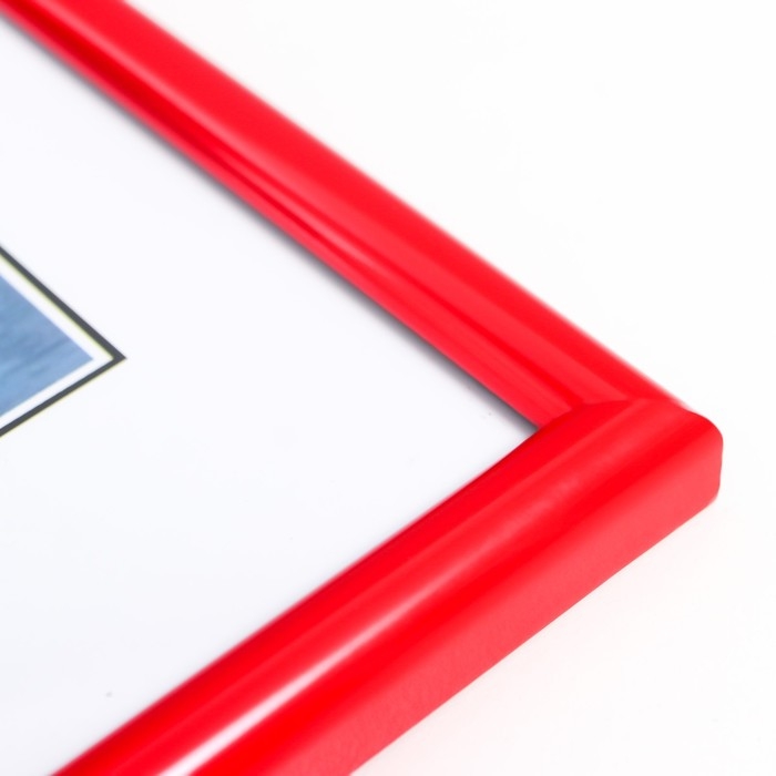 Фоторамка пластик Фоторамка пластик "Радуга" 21х30 см, красный