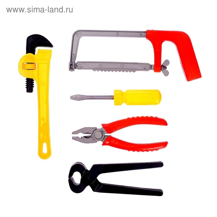 Набор инструментов «Плотник», 5 предметов, МИКС Набор инструментов «Плотник», 5 предметов, МИКС