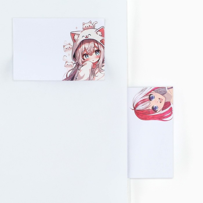 Стикеры с липким слоем «Аниме», 3 шт, 30 л Стикеры с липким слоем «Аниме», 3 шт, 30 л