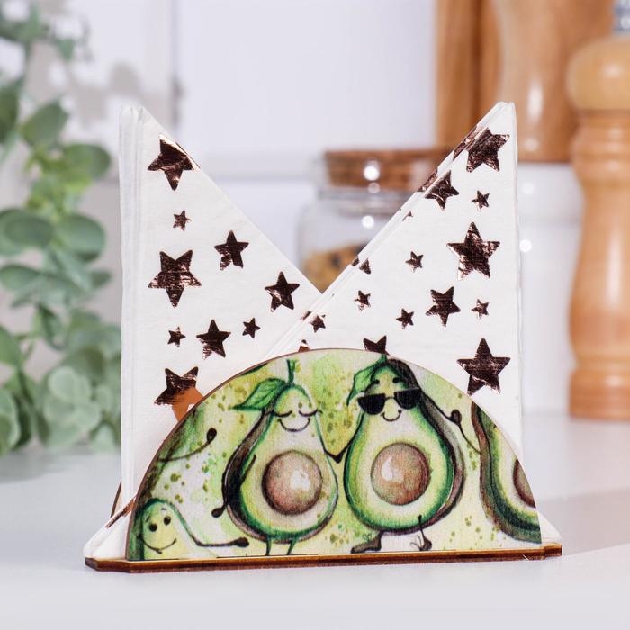 Салфетница Салфетница "Авокадо", 13,5×3,1×6 см