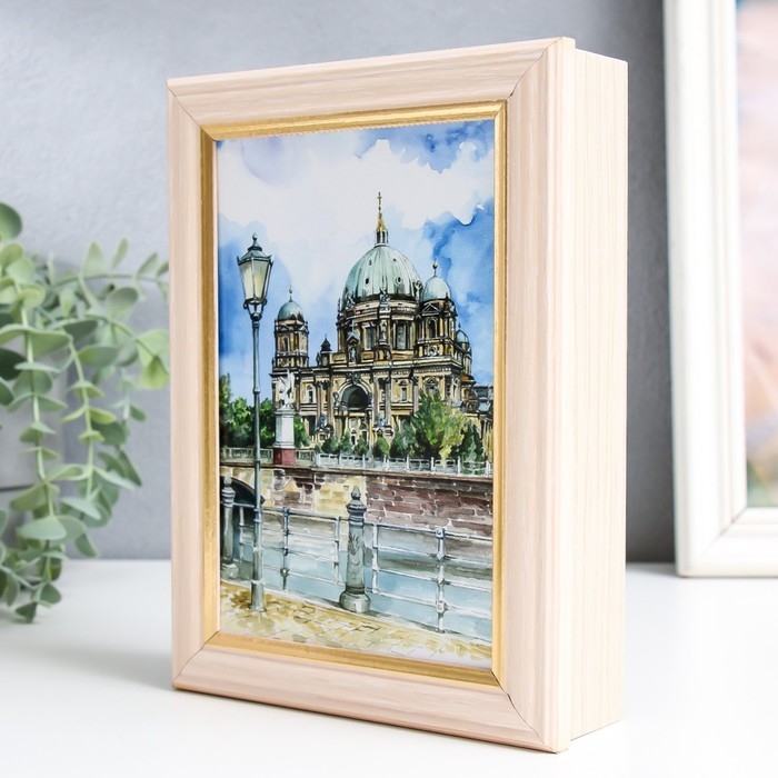 Ключница Ключница "Берлин 3" молочный дуб 15х21 см