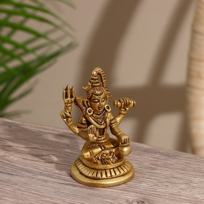 Сувенир Сувенир "Шива" латунь 7,5 см