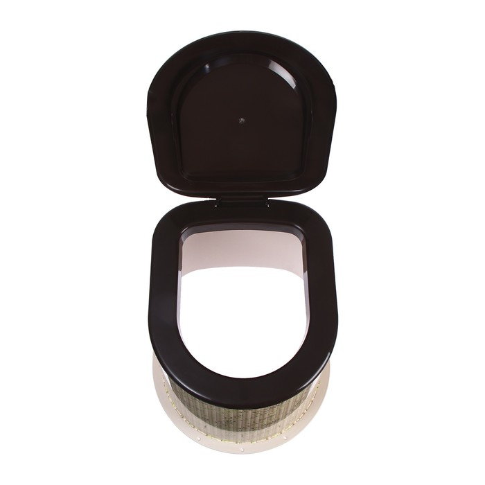 Туалет дачный, h = 36 см, без дна, с отверстиями для крепления к полу, бежевый Туалет дачный, h = 36 см, без дна, с отверстиями для крепления к полу, бежевый