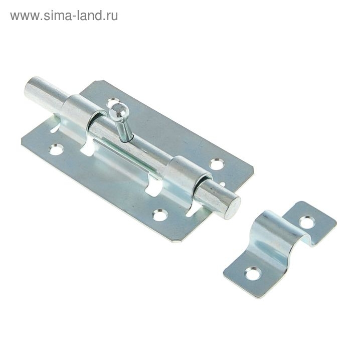 Задвижка дверная ЗД-01, покрытие цинк Задвижка дверная ЗД-01, покрытие цинк