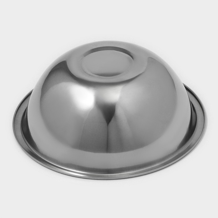 Миска из нержавеющей стали Доляна, 1,4 л, d=20,5 см, толщина 0,3 мм, цвет хромированный Миска из нержавеющей стали Доляна, 1,4 л, d=20,5 см, толщина 0,3 мм, цвет хромированный