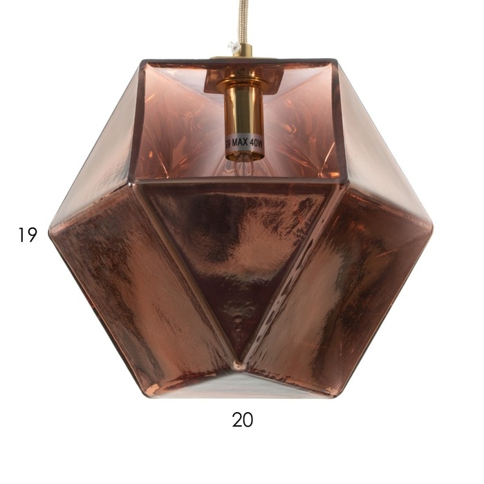 Светильник BayerLux Светильник BayerLux "Кристи" G9 розовое золото 20х20х22-122 см