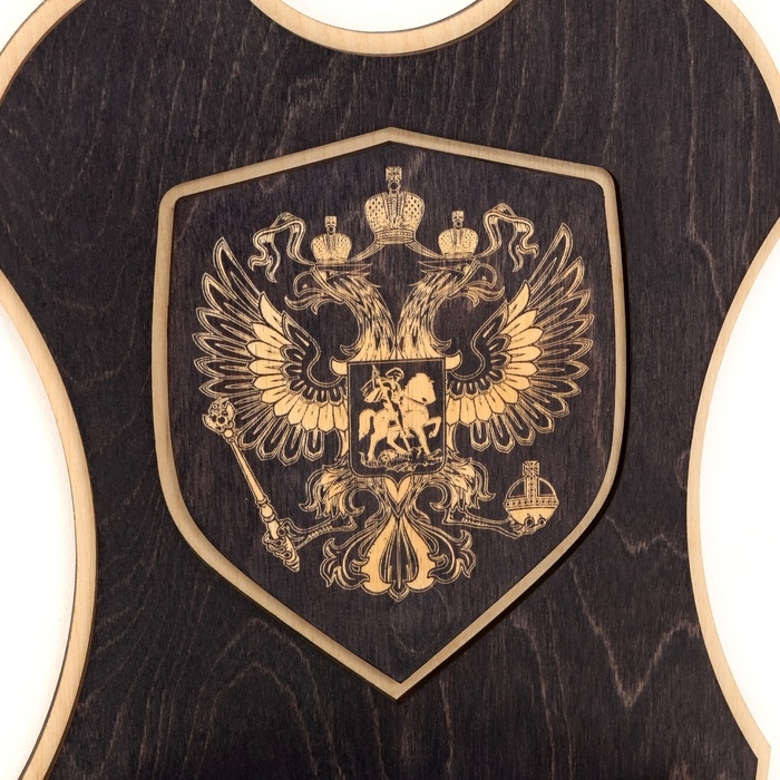 Набор с шампурами настенный  Набор с шампурами настенный "Герб"