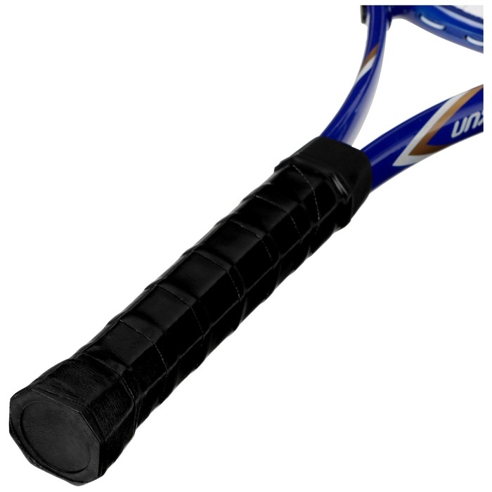 Ракетка для большого тенниса тренировочная, в чехле, цвет синий Ракетка для большого тенниса тренировочная, в чехле, цвет синий