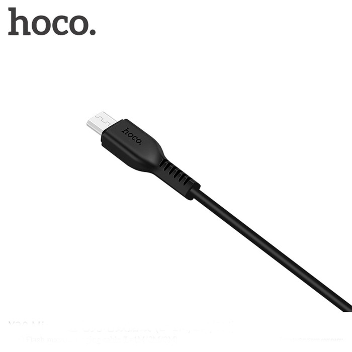 Кабель Hoco X20, microUSB - USB, 2 А, 3 м, PVC оплетка, черный Кабель Hoco X20, microUSB - USB, 2 А, 3 м, PVC оплетка, черный