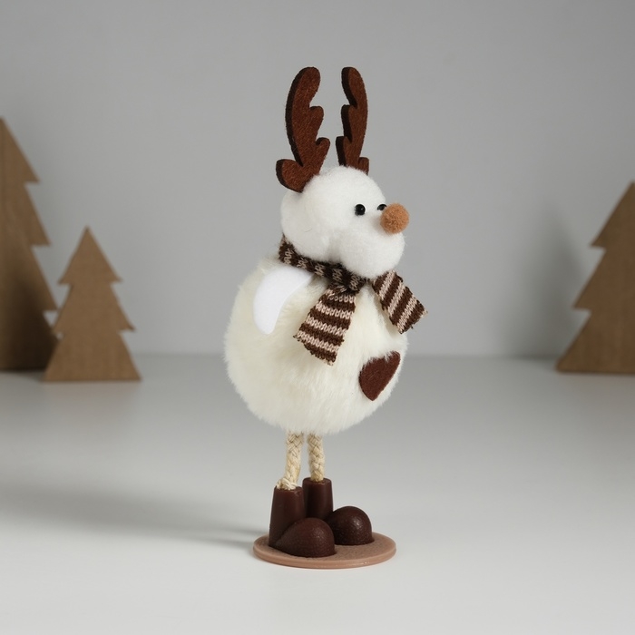 Сувенир текстиль  Сувенир текстиль "Олень с сердечком, в шарфике" 6х7,3х17 см