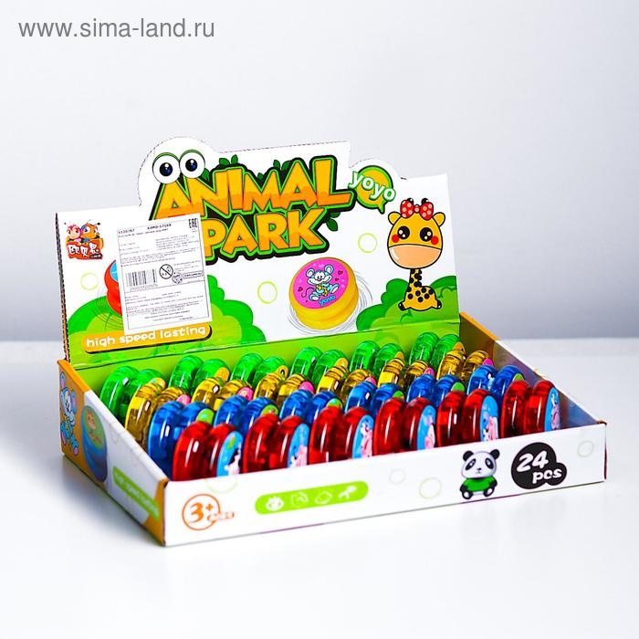 Йо-Йо «Звери», световой, виды МИКС