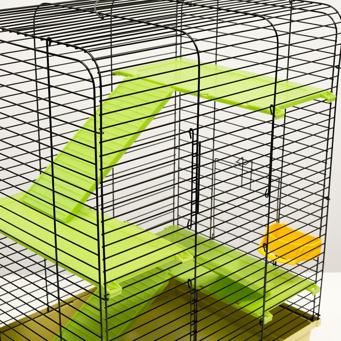 Клетка Клетка "Маргаритка 3" для шиншиллы, дегу, 50 х 40 х 65 см, микс цветов