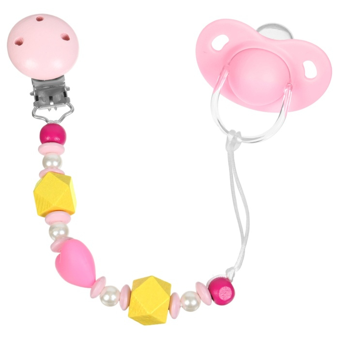 Подарочный набор: Держатель для соски-пустышки и прорезыватель «Принцесса», Mum&Baby Подарочный набор: Держатель для соски-пустышки и прорезыватель «Принцесса», Mum&Baby