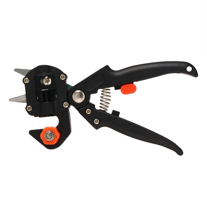 Секатор прививочный, 12 Секатор прививочный, 12" (30.5 см), 2 насадки, с пластиковыми ручками, Greengo