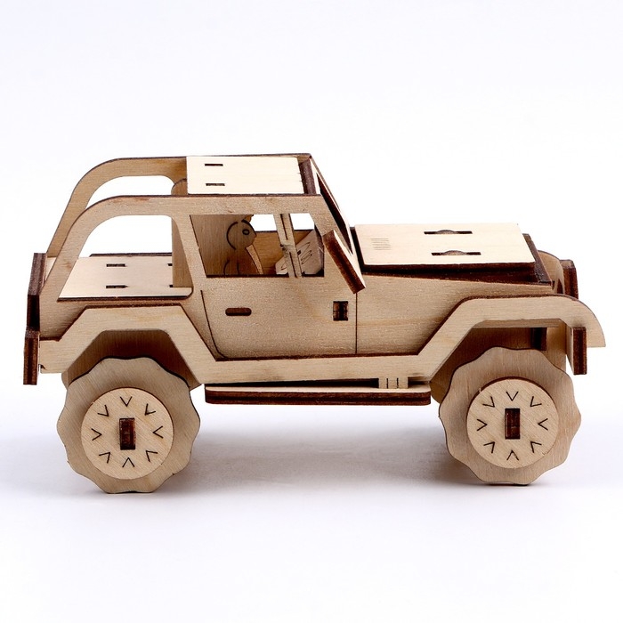 Конструктор из дерева «Джип», 12х6х6,5 Конструктор из дерева «Джип», 12х6х6,5