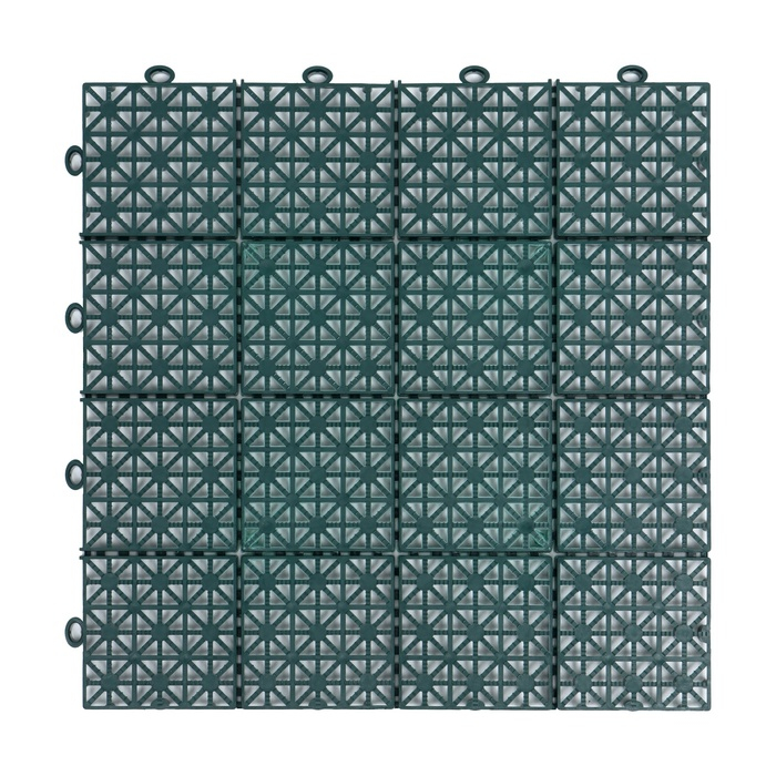 Универсальное покрытие POL-PLAST 30 х 30 см, зеленый, набор 9 шт Универсальное покрытие POL-PLAST 30 х 30 см, зеленый, набор 9 шт