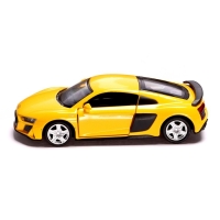 Машина металлическая AUDI R8 COUPE, 1:32, инерция, открываются двери, цвет жёлтый