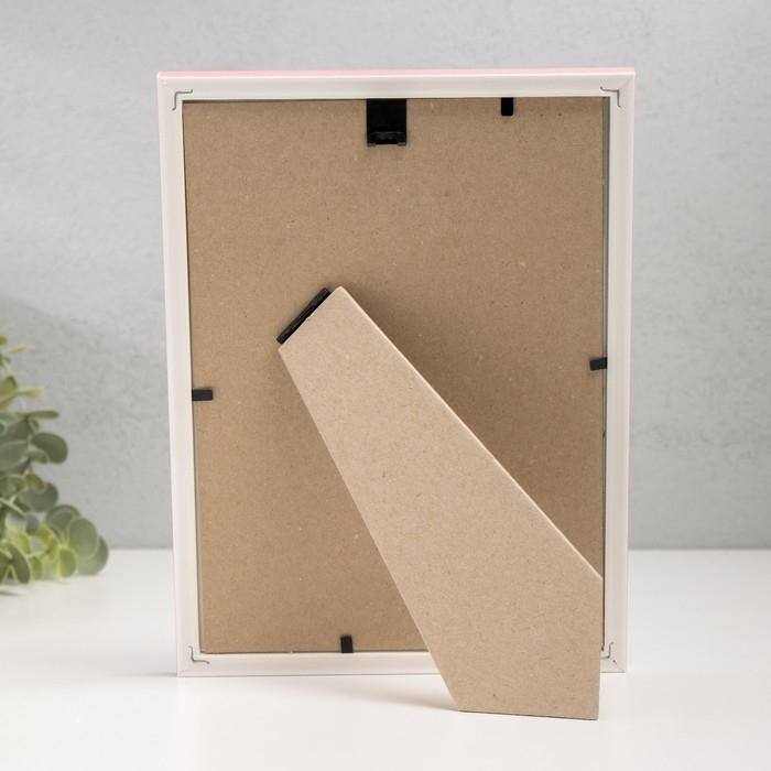 Фоторамка пластик Фоторамка пластик "Акварель" 15х21 см, розовый