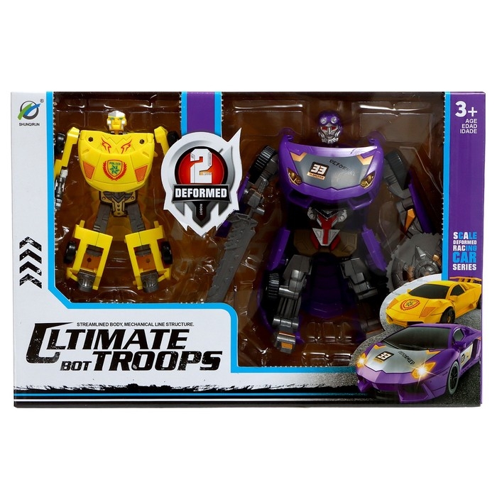 Набор роботов «Гоночные автомобили», трансформируются Набор роботов «Гоночные автомобили», трансформируются