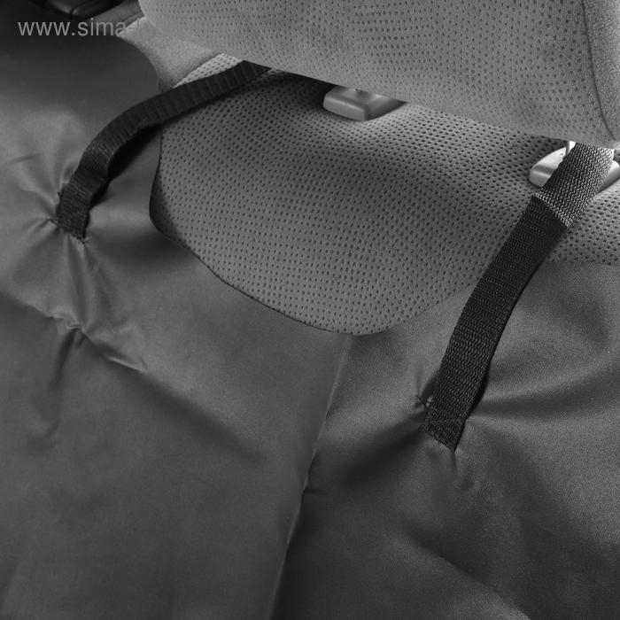 Накидка на заднее сиденье, защитная, оксфорд, черная