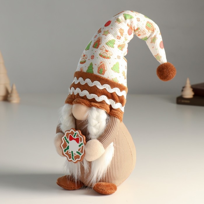 Кукла интерьерная Кукла интерьерная "Бабуся с имбирной печенюшкой" 38 см